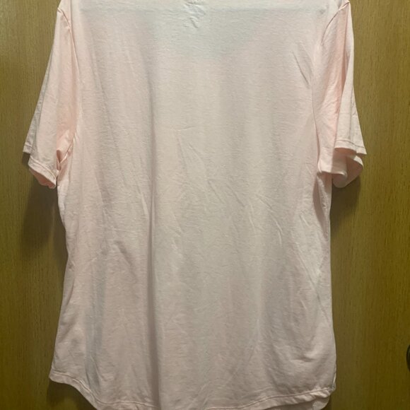 Hanes Just My Size Women's Pink Tee - Picture 2 of 4